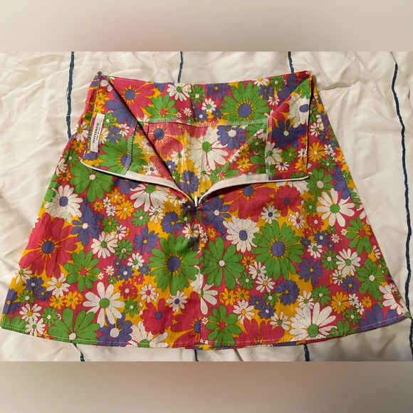 Peppermayo 70s Floral Brady Mini Skirt - Picture 8 of 8